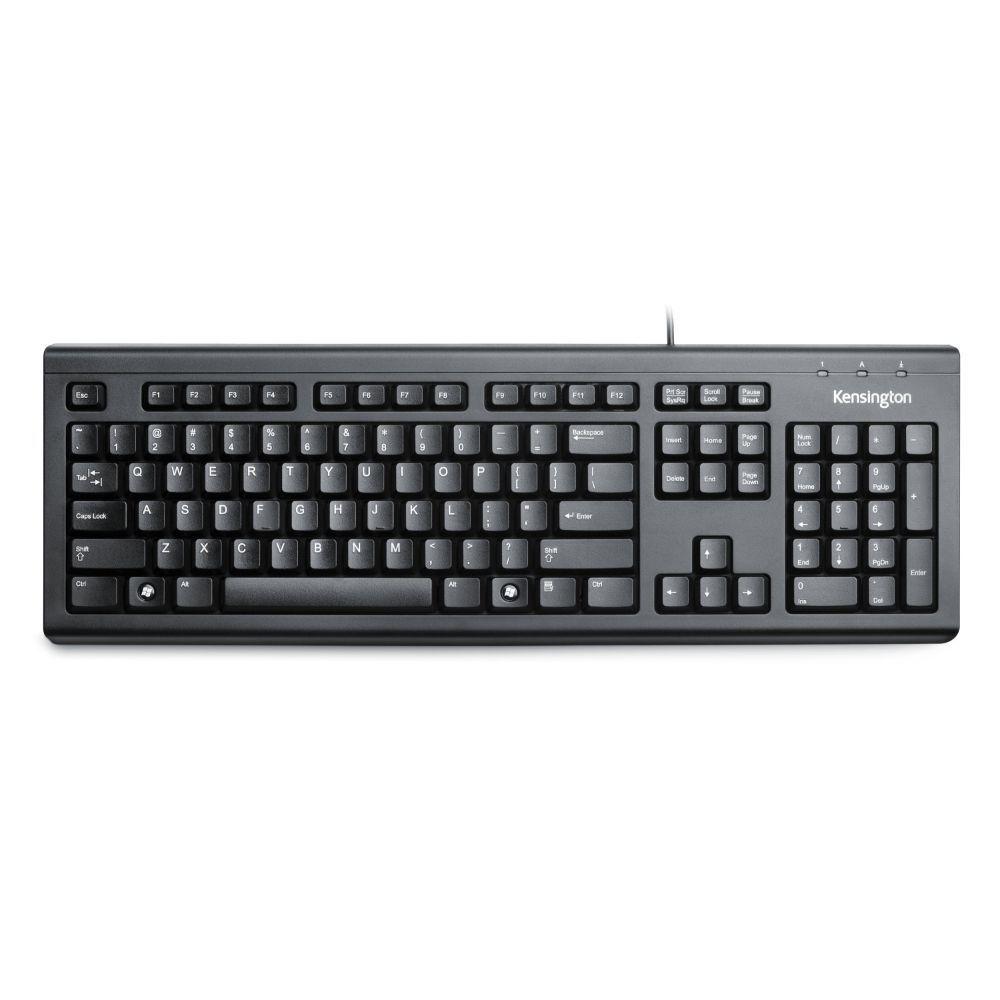 TECLADO ALAMBRICO ANTIDERRAME FOR LIFE NEGRO KENSINGTON-0