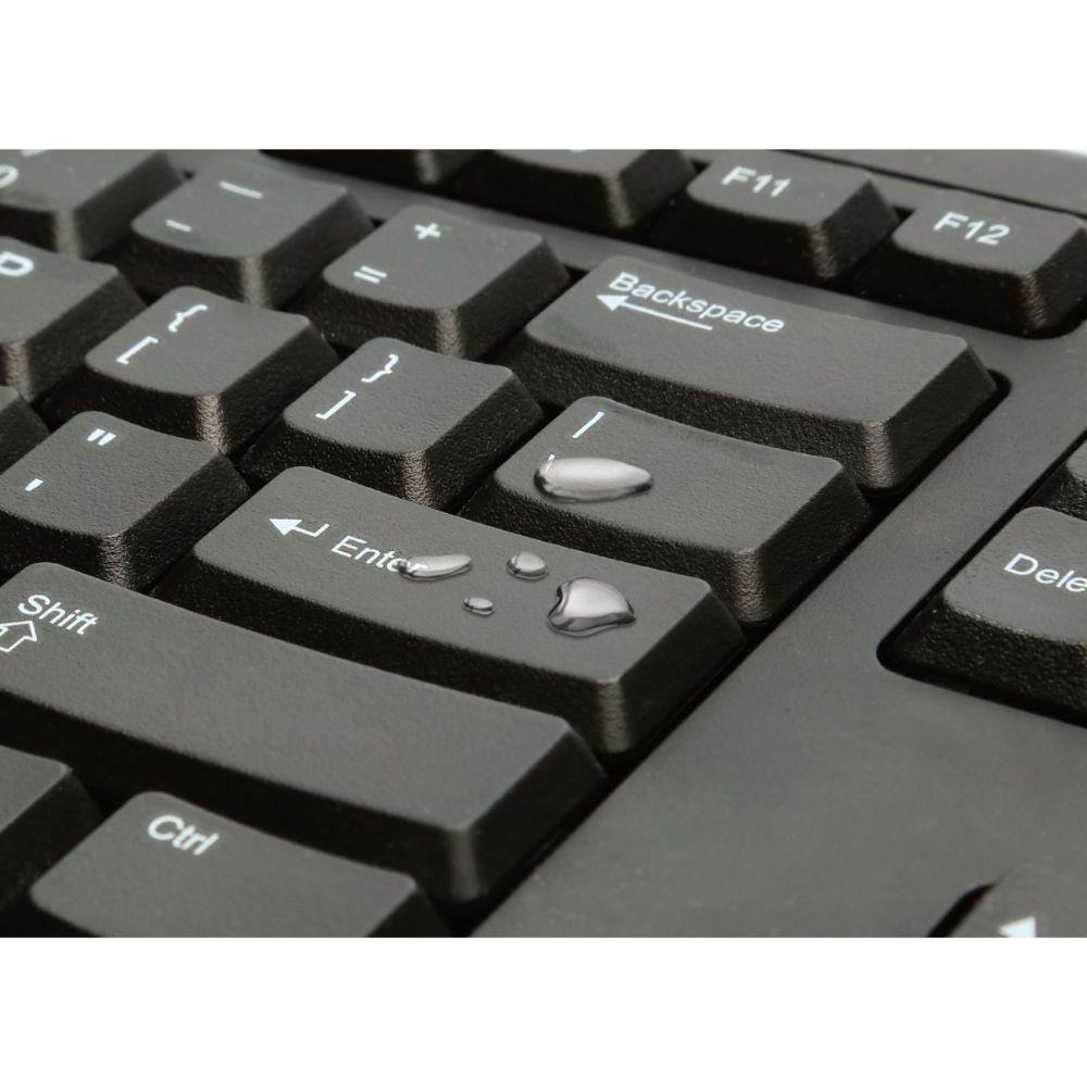 TECLADO ALAMBRICO ANTIDERRAME FOR LIFE NEGRO KENSINGTON-2