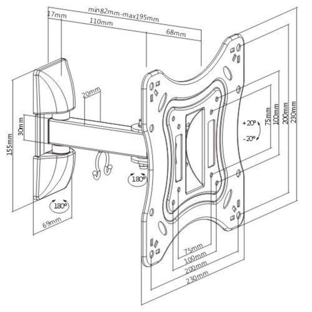 SOPORTE LCD  23P-42P BRATECK-2