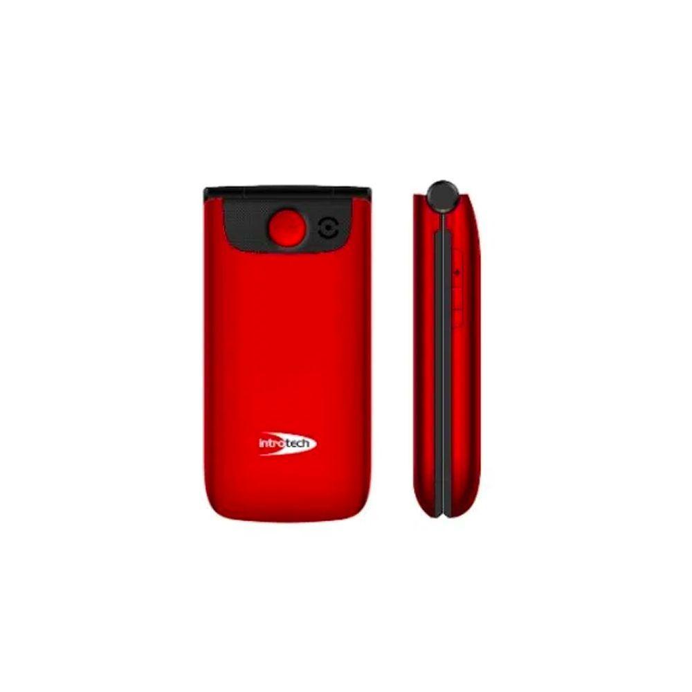 SENIORPHONE 4G CLAMSHELL BATT 1450MAH ROJO INTROTECH-2