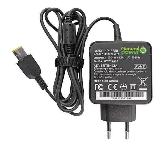 CARGADOR DE ULTRABOOK 20V/2,25A LENOVO TIPO USB GENERAL POWER-1