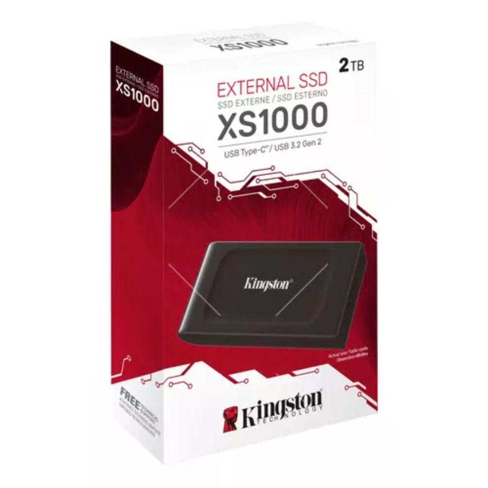 SSD EXTERNO 2TB 1000MB/S USB 3.2 GEN2 KINGSTON SXS1000/2000G-2