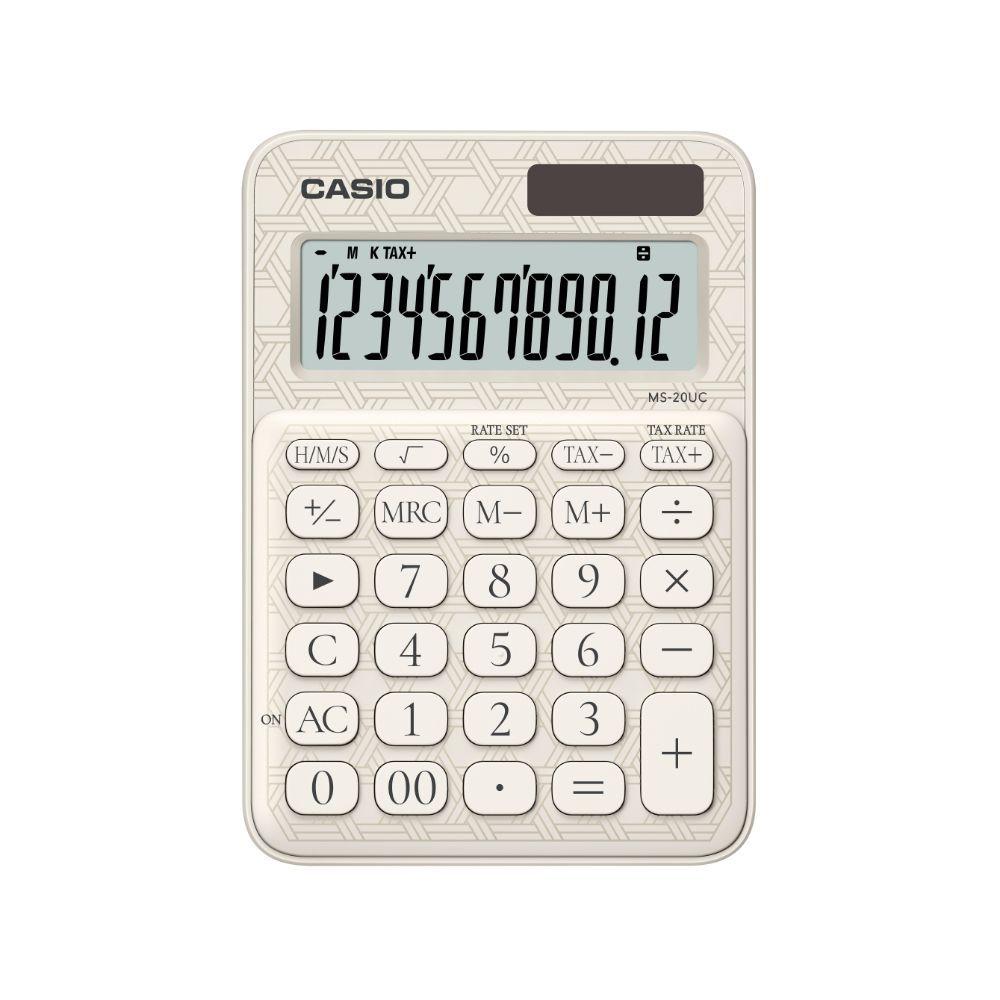 CALCULADORA CASIO SOBREMESA MS-20UC-JWE-0