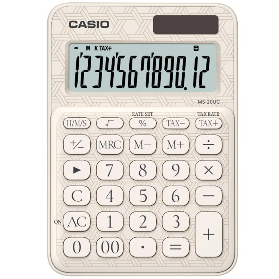 CALCULADORA CASIO SOBREMESA MS-20UC-JWE-1