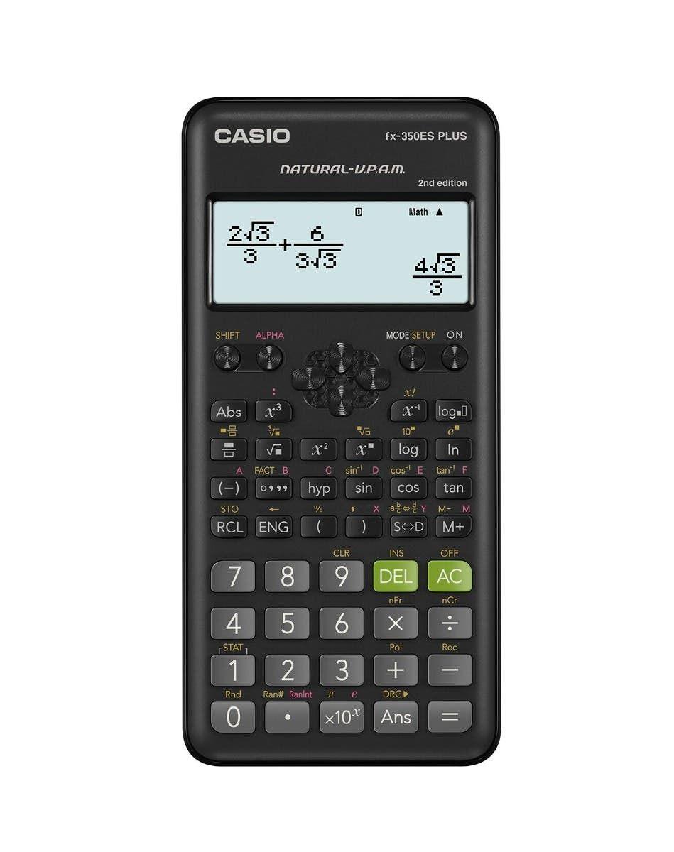 CALCULADORA FX-350ES PLUS NEGRA CASIO-0