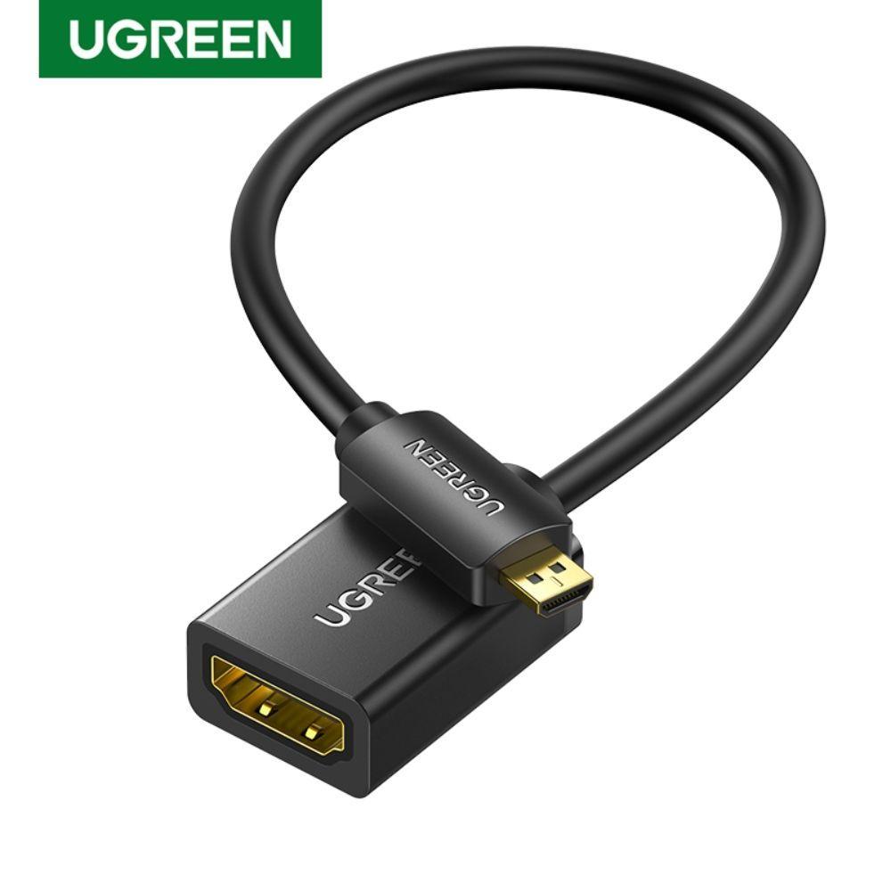 CABLE ADAPTADOR MICRO-HDMI / HDMI H 20CM NEGRO UGREEN 20134-1