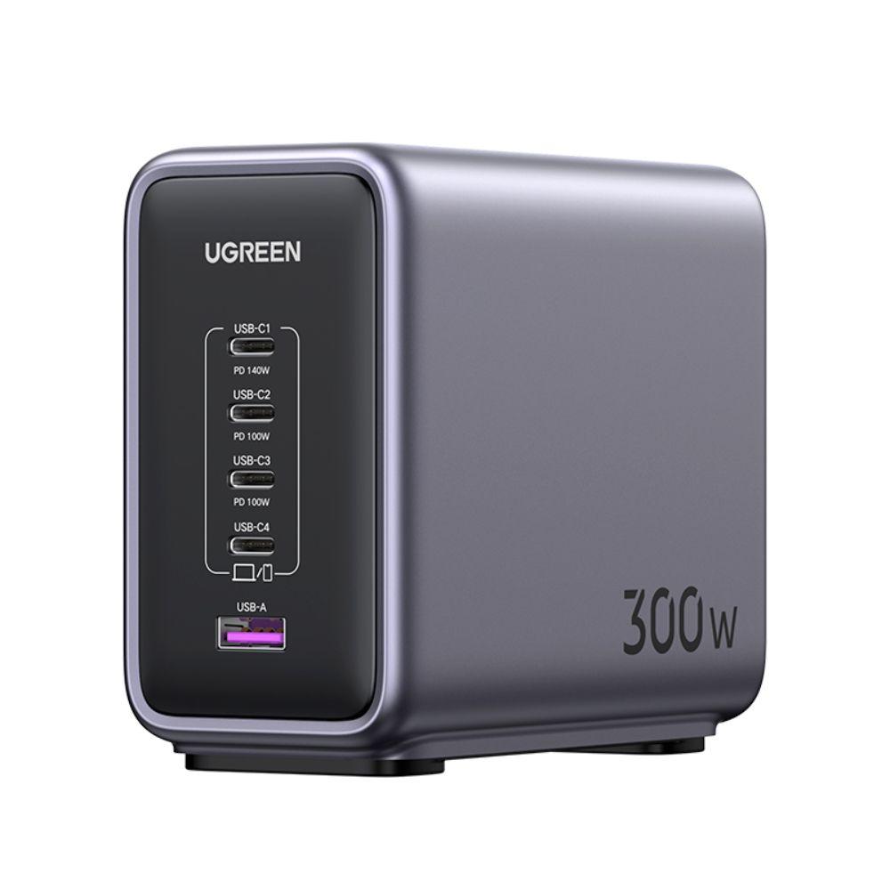 SUPER CARGADOR PARA ESCRITORIO 300W 1 USB-A + 4 USB-C UGREEN CD333-0