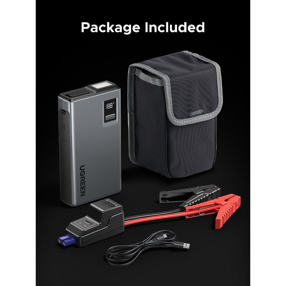 UGREEN PARTIDOR DE AUTO RECARGABLE PANTALLA 12000MAH ES702-2