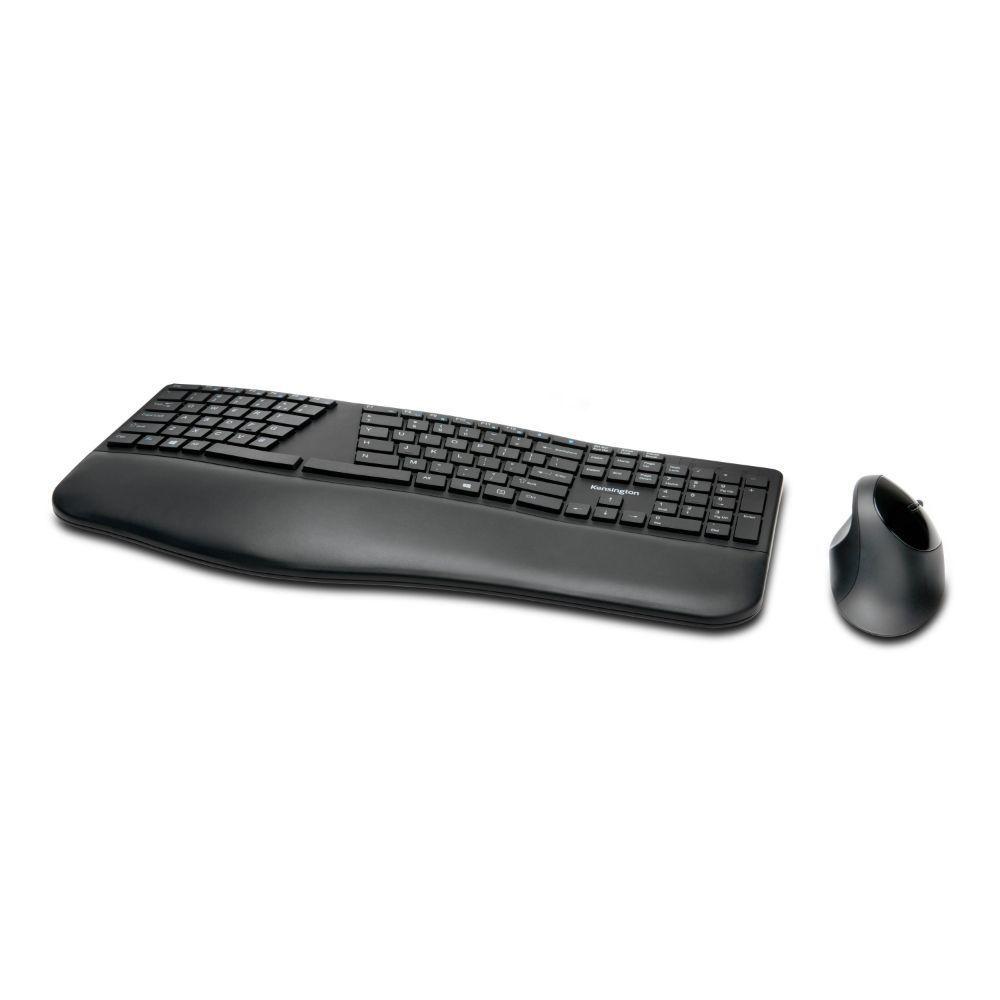 COMBO TECLADO+MOUSE ERGONOMICO INALAMBRICO PRO FIT NEGRO KENSINGTON 27471-2