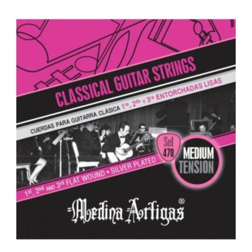 ENCORDADO MEDINA ARTIGAS GUITARRA CLASICA VIOLETA ENTORCHADA-0