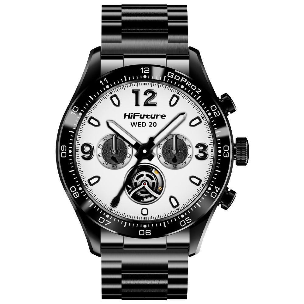 SMARTWATCH GO PRO2 METALICO NEGRO WATERPROOF PANTALLA 1.32 PULGADAS AMOLED HIFUTURE HSSW12BK-0
