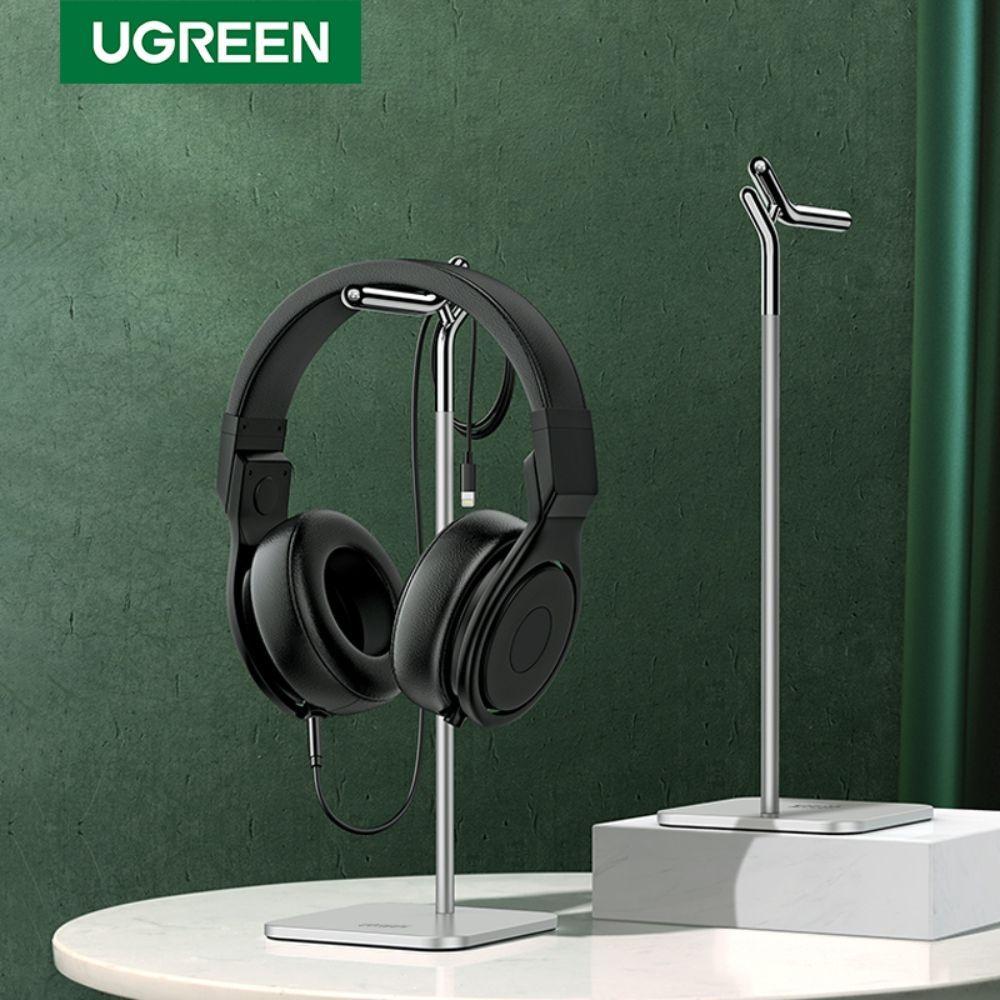 SOPORTE DE ESCRITORIO PARA AUDIFONOS (HEADSET) SILVER UGREEN LP143-2