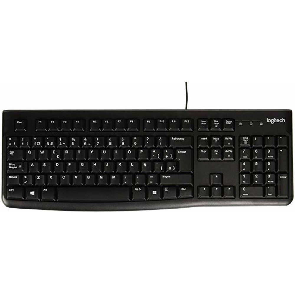 TECLADO ALAMBRICO USB LOGITECH K120 NEGRO-0