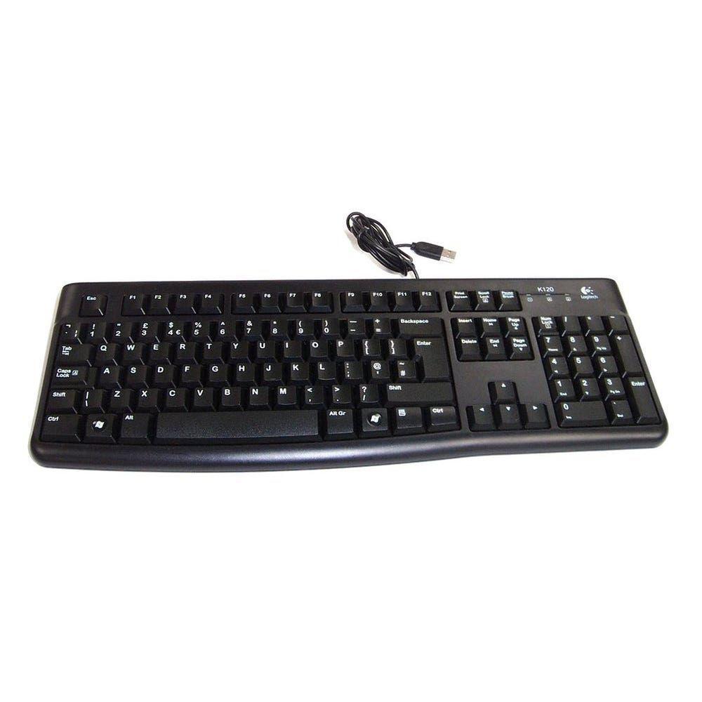 TECLADO ALAMBRICO USB LOGITECH K120 NEGRO-2