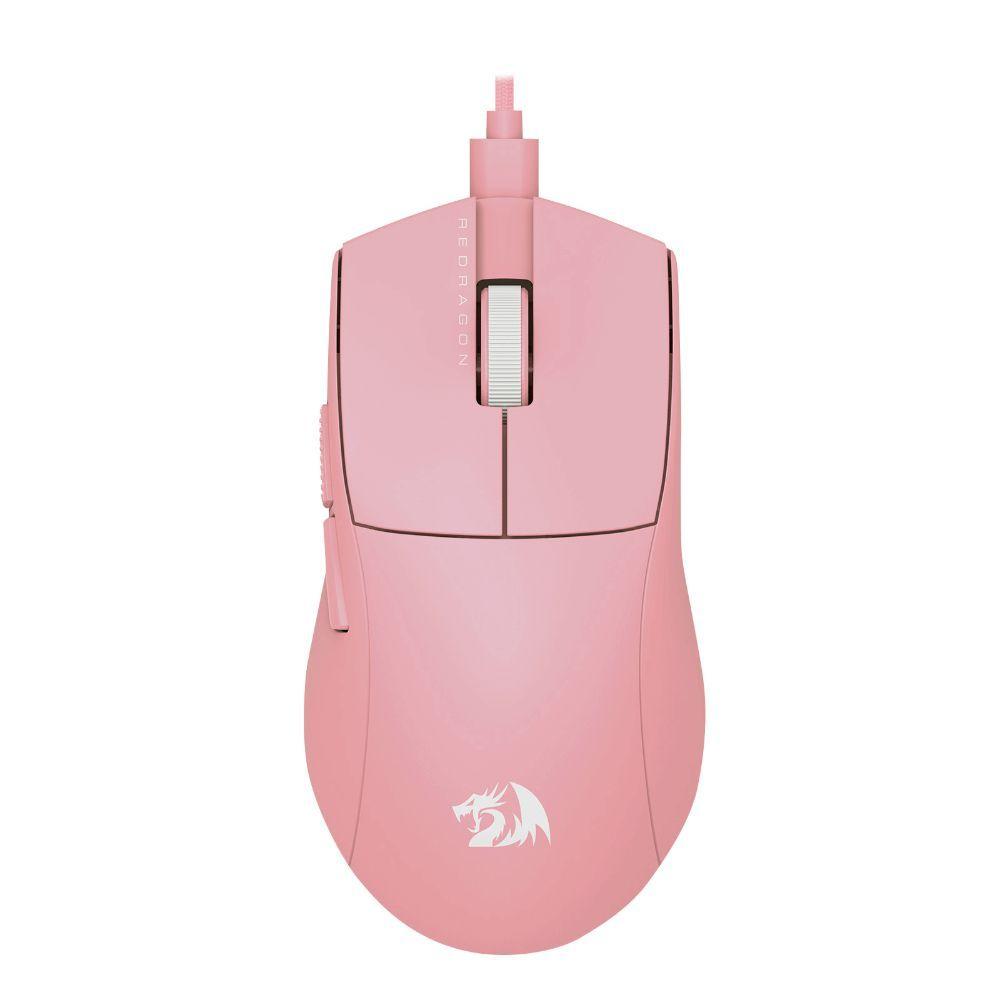 MOUSE GAMER KING M724 ROSADO ALAMBRICO 12400 DPI REDRAGON-0