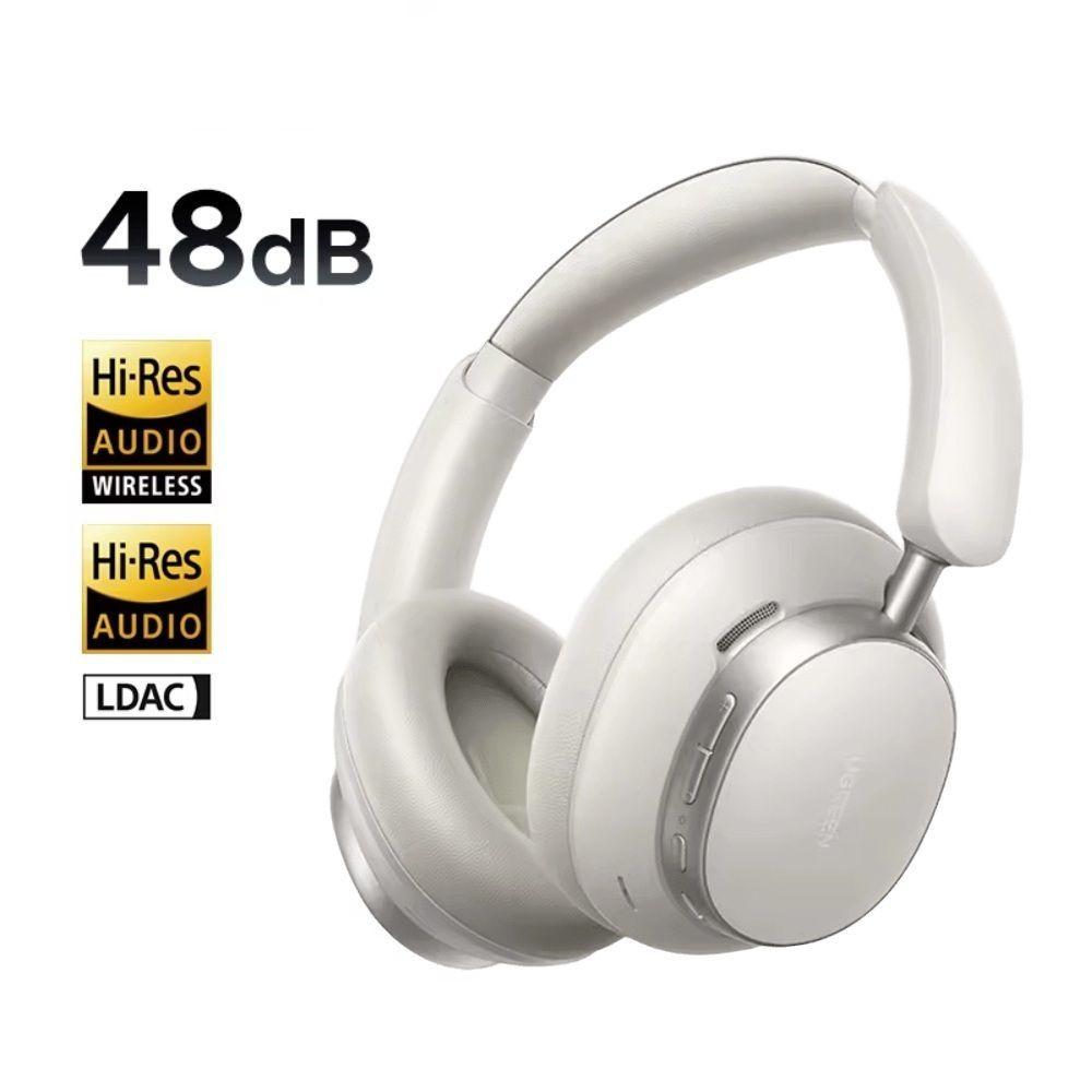 AUDIFONOS BT 6.0 HITUNE MAX 6 HIBRIDOS /NOISE CANCELLING / AUTONOMIA 100 HORAS BLANCO UGREEN HP206-1