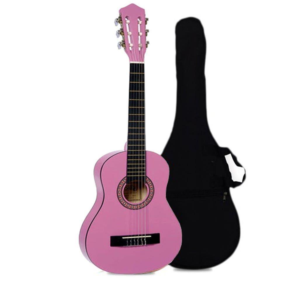 GUITARRA CLASICA NINO PINK + BOLSO ALAGUEZ-0