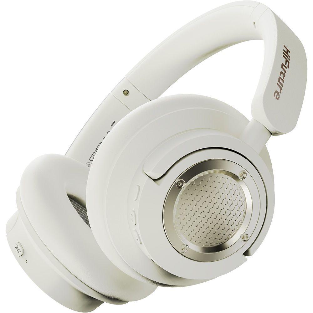 AUDIFONOS FUTURETOUR X / COLOR CHAMPAGNE / OVER-EAR ANC HIBRIDO / BT 5.4 / +35 HRS HIFUTURE HEH1CG-0