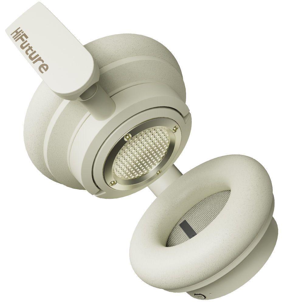 AUDIFONOS FUTURETOUR X / COLOR CHAMPAGNE / OVER-EAR ANC HIBRIDO / BT 5.4 / +35 HRS HIFUTURE HEH1CG-2