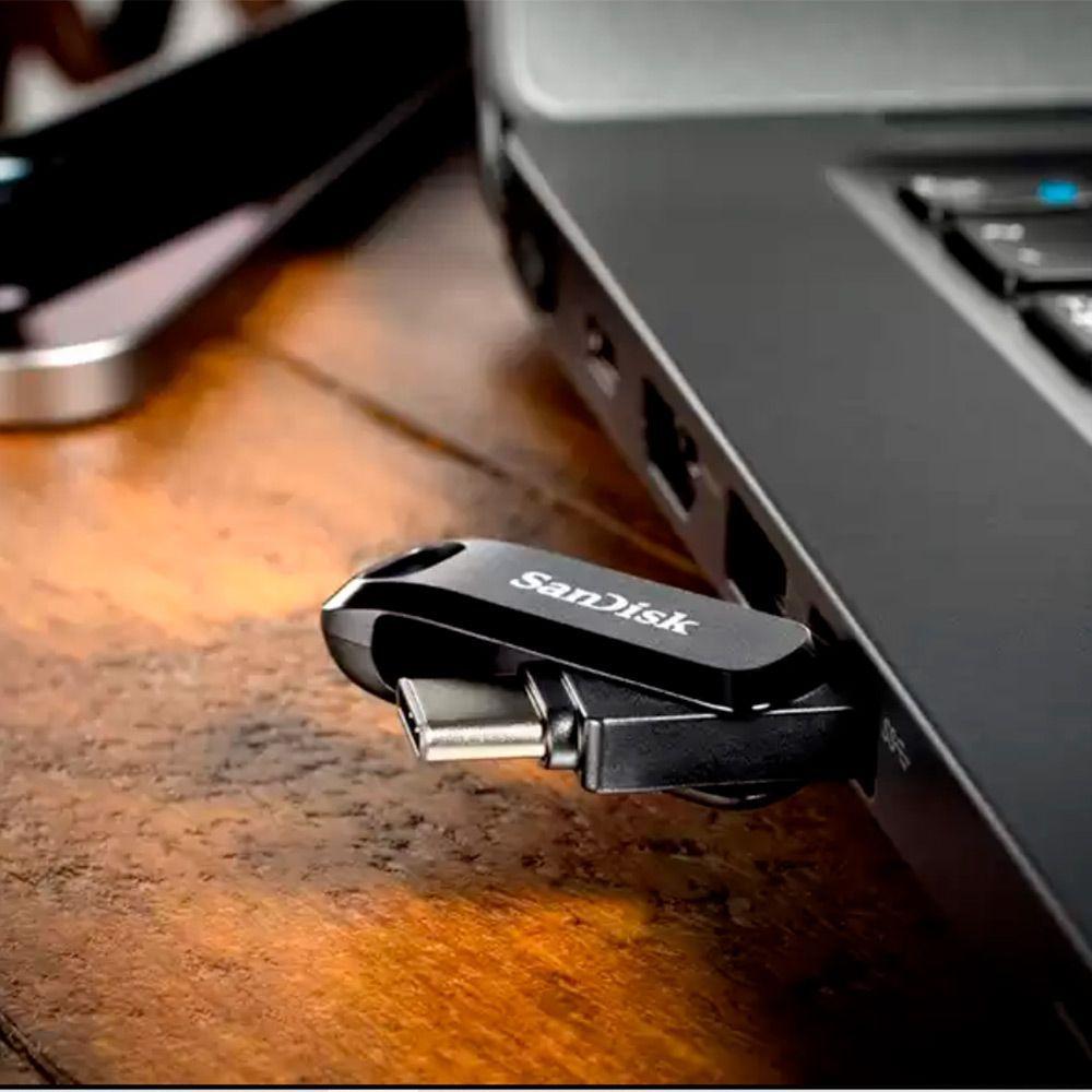 PENDRIVE 64GB DUAL DRIVE GO USB TIPO-C Y TIPO-A 300MB/S SANDISK SDDDC3-064G-G46-2