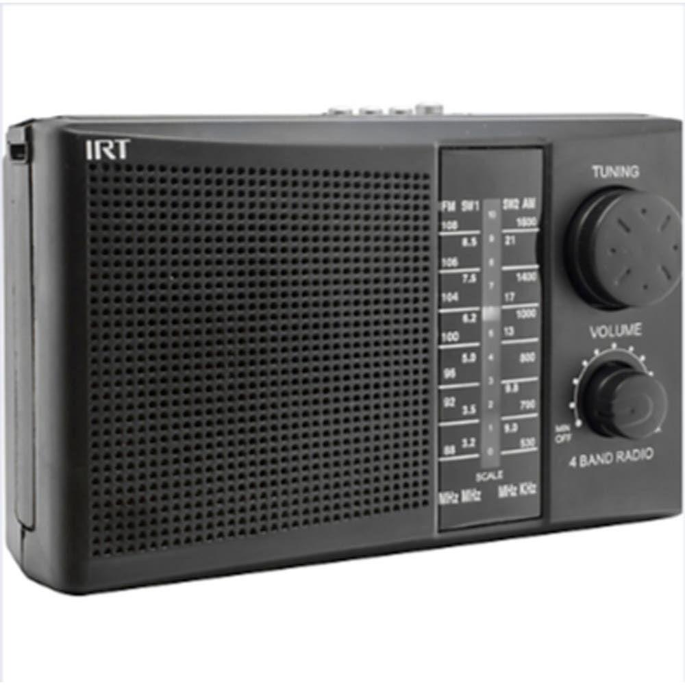 RADIO AM/FM 4 BANDAS RECAR.USB/MSD IRT-2