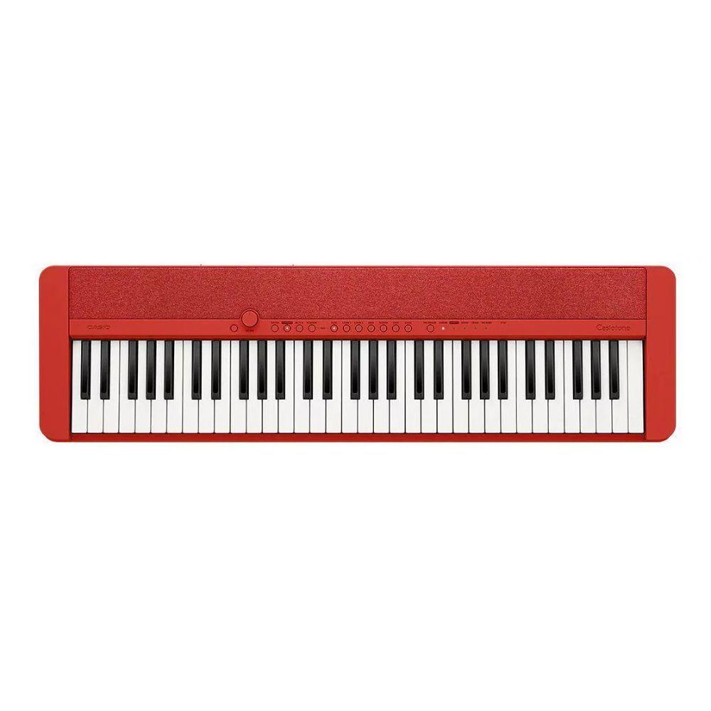 TECLADO CASIO 61 TECLAS CT-S1RDC2 ROJO-0