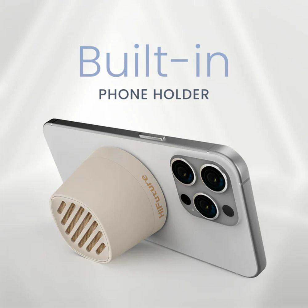 MINI PARLANTE BLUETOOTH MEGA S LATTE /CARGA INALAMBRICA/MAGNETICA HIFUTURE-2