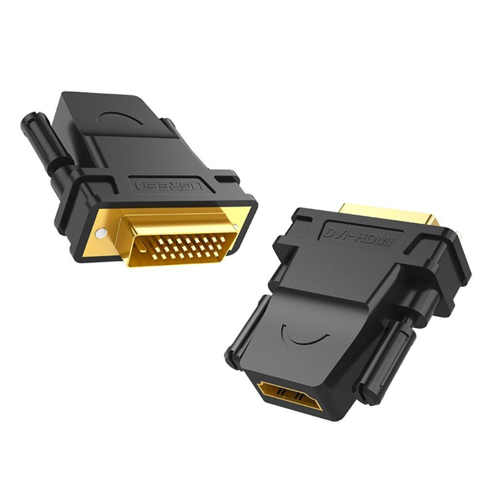 ADAPTADOR DVI(24+1) MACHO A HDMI HEMBRA UGREEN 20124-0
