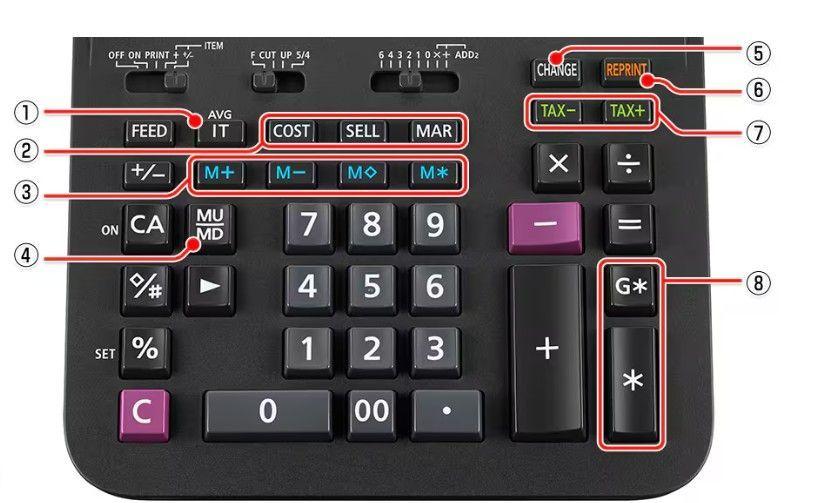 SUMADORA CON IMPRESION DR-120RII-BK-E-DC CASIO-1