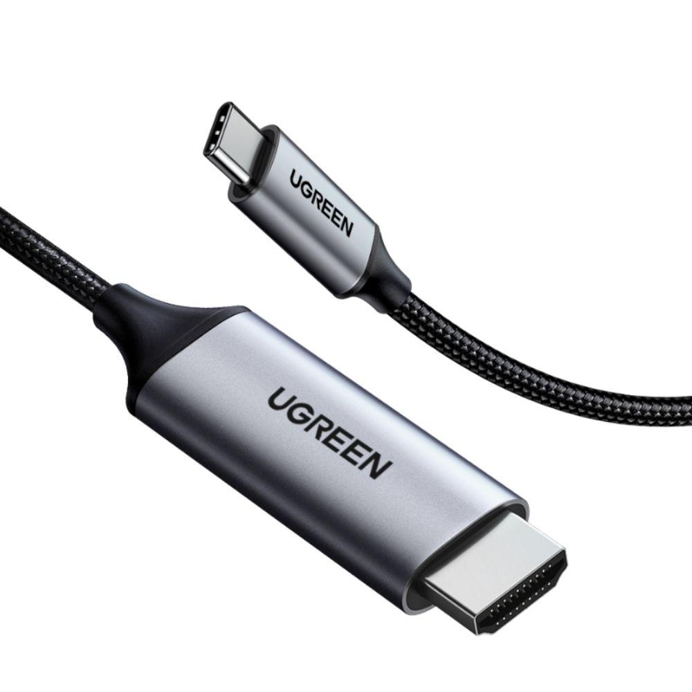 CABLE DE VIDEO USB-C / HDMI (4K/60HZ OR 1080P/144HZ) TRENZADO 1.5M GRIS UGREEN MM142-0