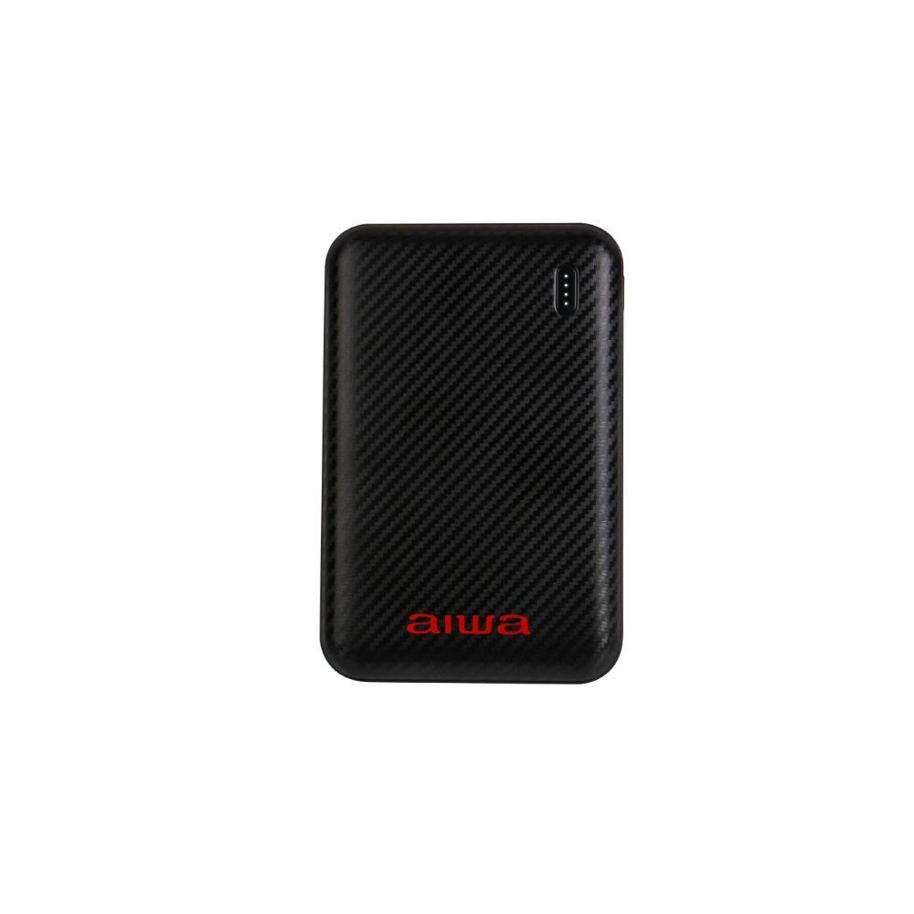 CARGADOR ULTRA PORTATIL 5000MAH 2ENTRADAS USB-C+MICRO-USB 2 SALIDAS USB-A 2A MAX NEGRO AIWA PAW68-0