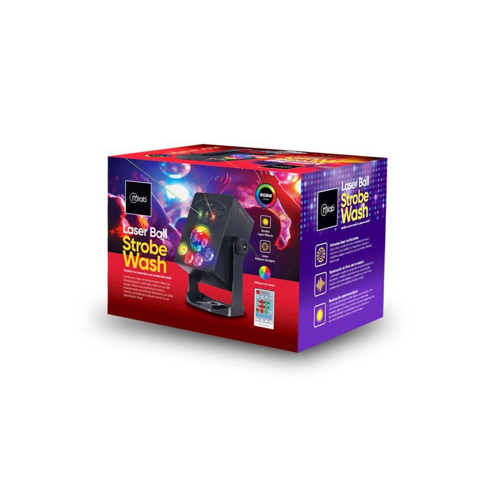 BARRA LED MLAB 9425 LUCES LASER BALL STROBE WASH-2