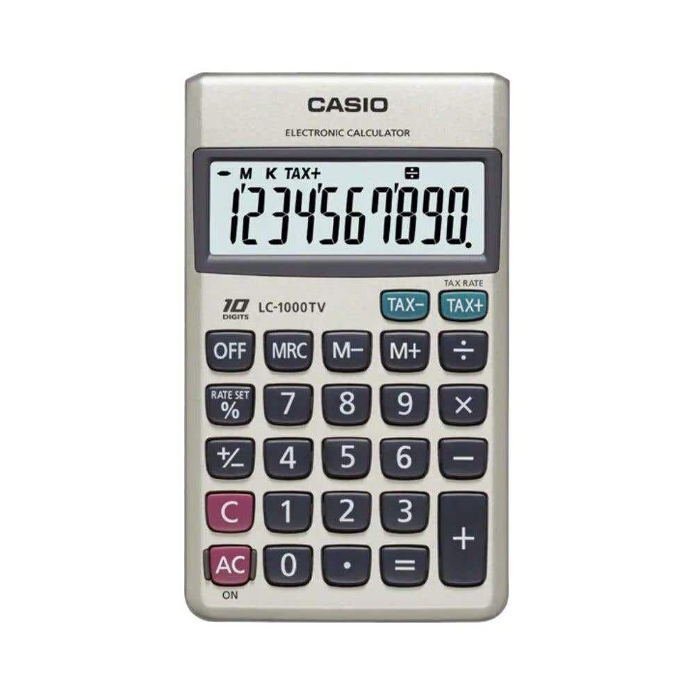 CALCULADORA CASIO BOLSILLO LC1000TV-0