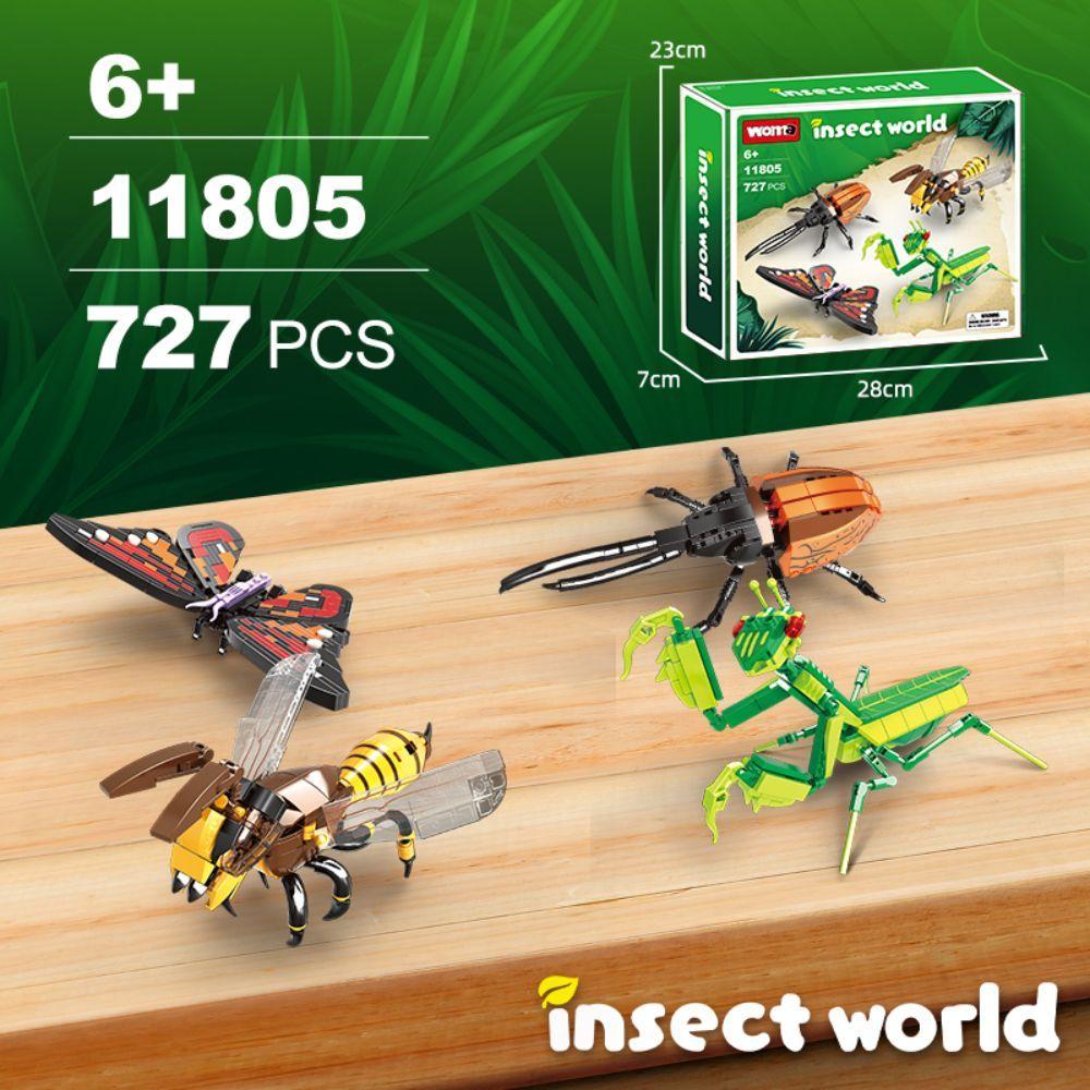 SET MUNDO INSECTOS 4 CAJAS EN 1 C0633-2