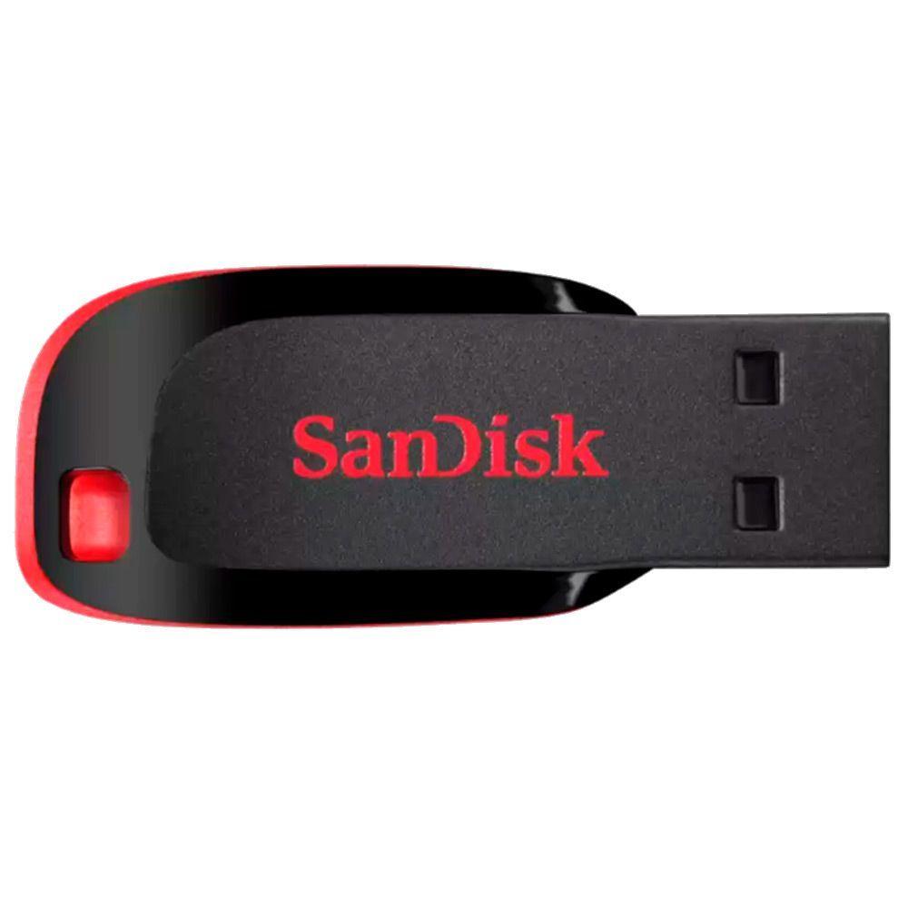 PENDRIVE 64GB SANDISK CRUZER BLADE 2.0 SANDISK SDCZ50-064G-B35S-1