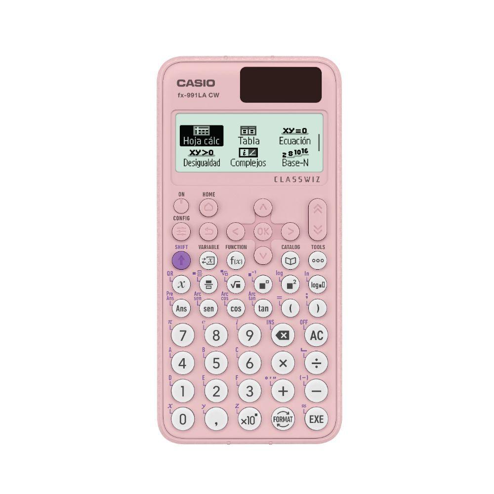 CALCULADORA CASIO CIENTIFICA FX-991LACW-PK CLASSWIZ-0