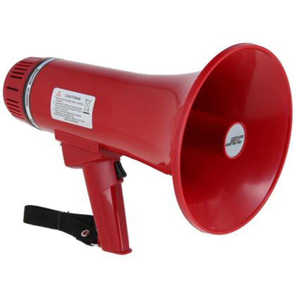 MEGAFONO 10W CON SIRENA SILBATO SAMJOO-1