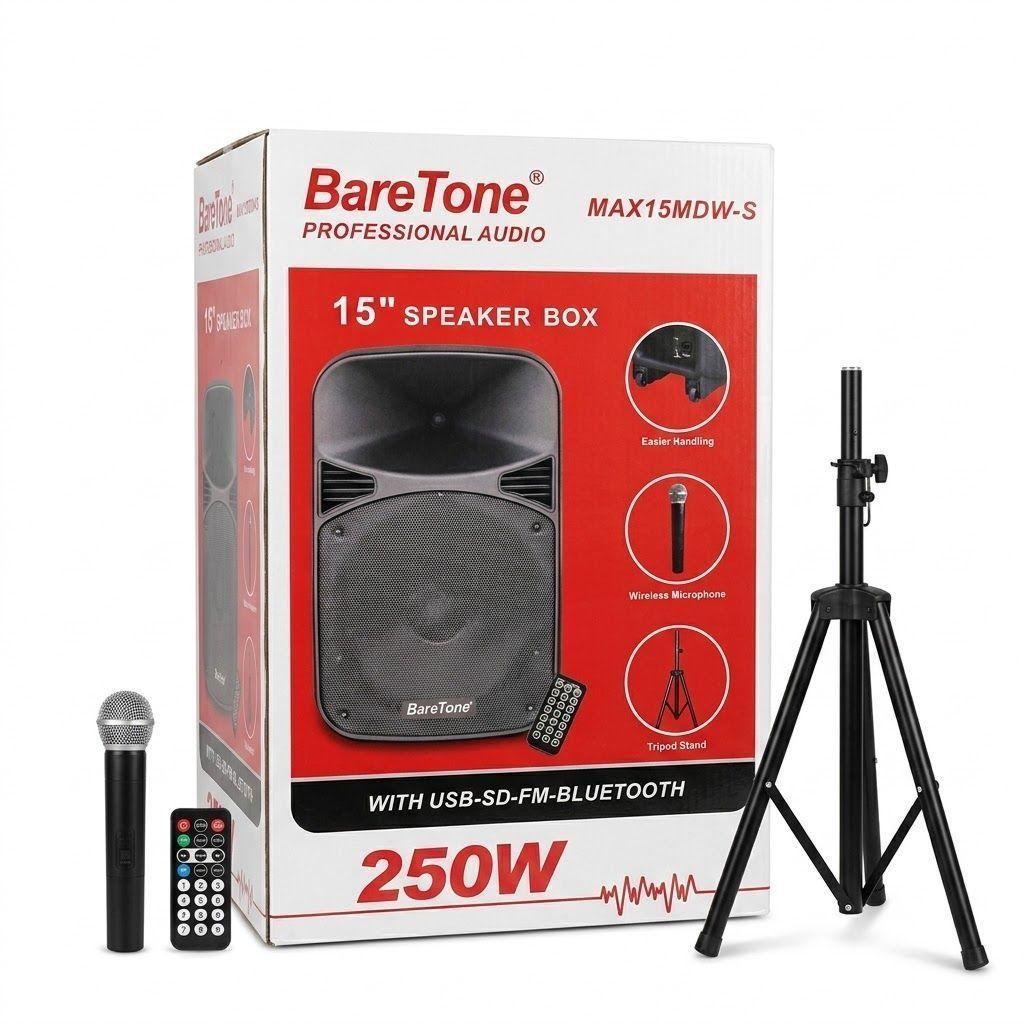 BAFLE ACTIVO 15P + ATRIL BARETONE-2