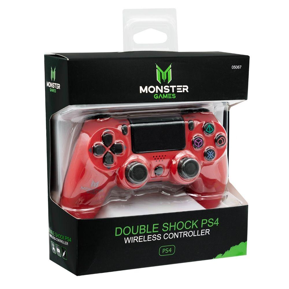 CONTROL ALTERNATIVO PS4 BLUETOOTH ROJO MONSTER 31MTG05067-0