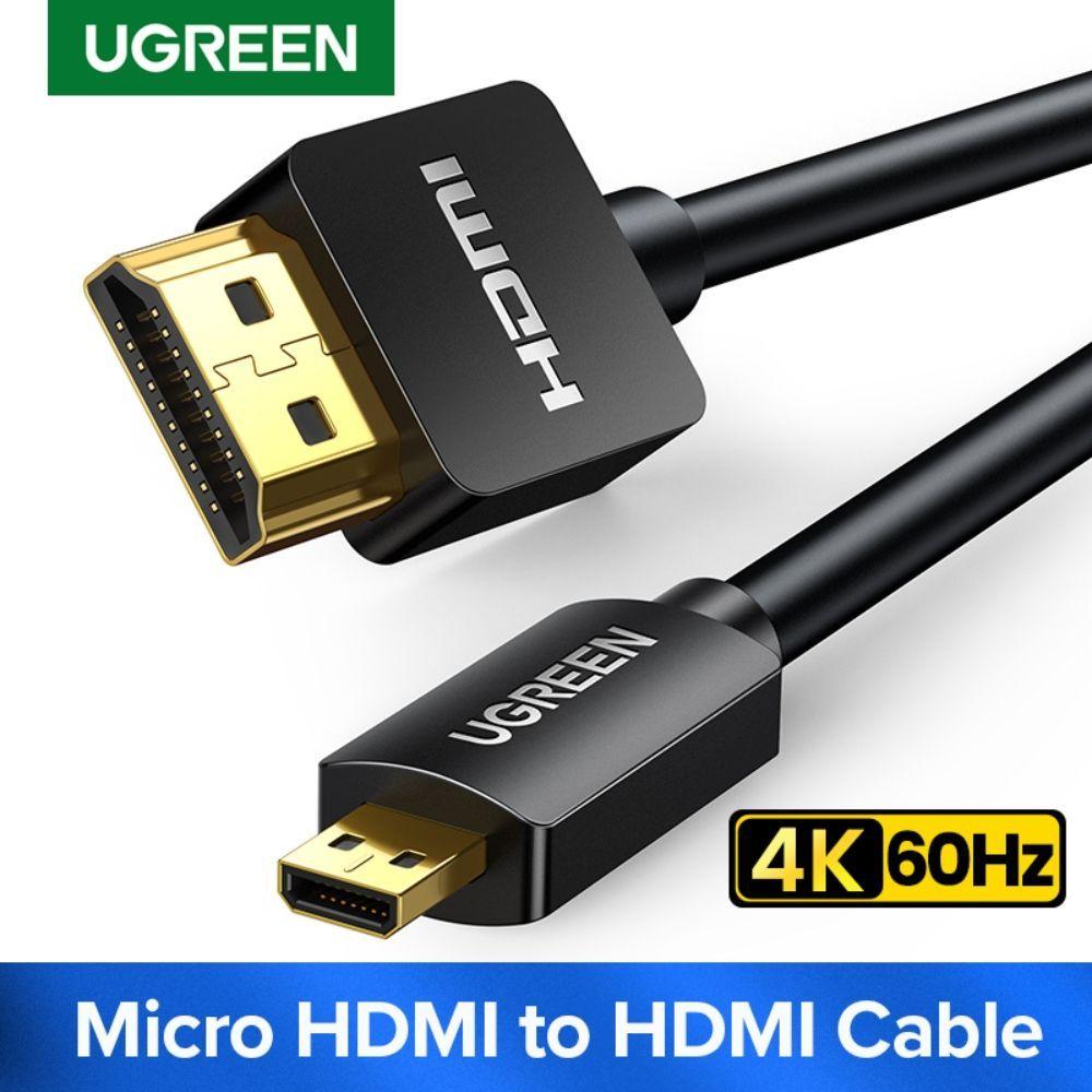 CABLE MICRO-HDMI / HDMI M/M 2M NEGRO UGREEN HD177-1