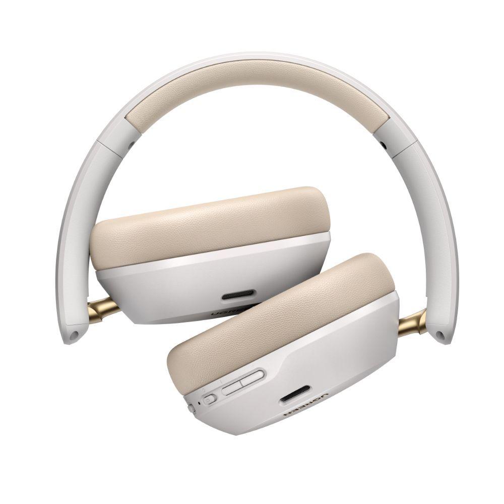 AUDIFONOS BT HITUNE MAX 5C HIBRIDOS /NOISE CANCELLING BLANCO UGREEN HP203-2