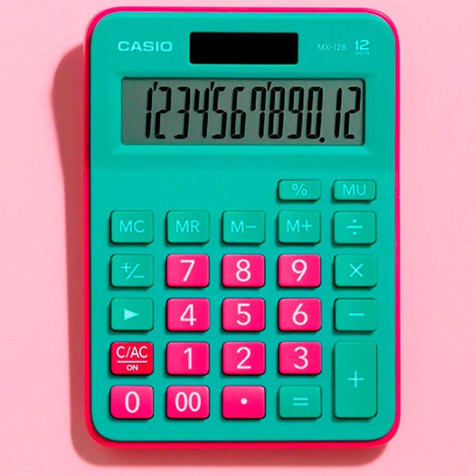 CALCULADORA SOBREMESA CASIO MX-12B-GNRD-2