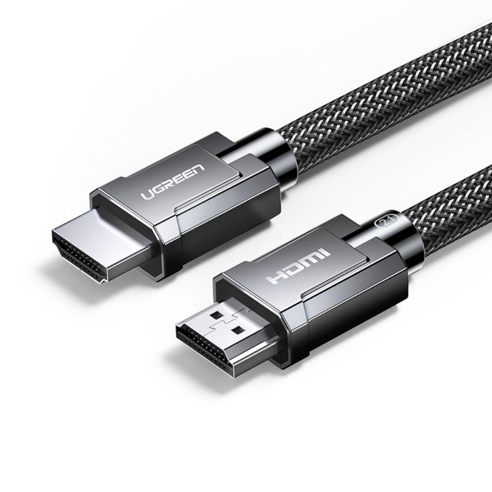 CABLE HDMI 2.1 8K/60HZ M/M 3M ALUMINIO BLINDADO NEGRO UGREEN HD135-0