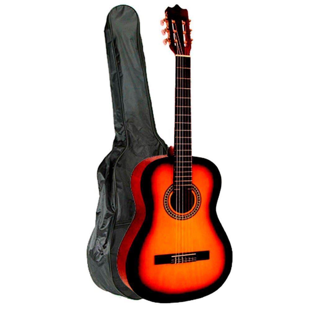 SET GUITARRA CLASICA 39  SUNBURST ALAGUEZ-2