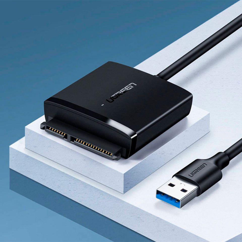 ADAPTADOR SATA USB 3.0 2.5/3.5INCH 12TB MAX UGREEN CM257-1