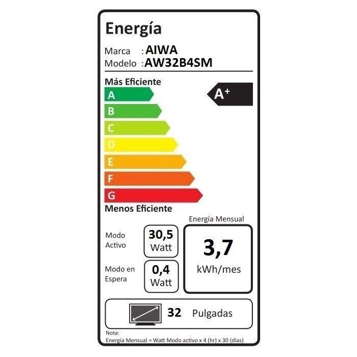 SMART TV AIWA 32'' HD BLUETOOTH SISTEMA GOOGLE TV-5