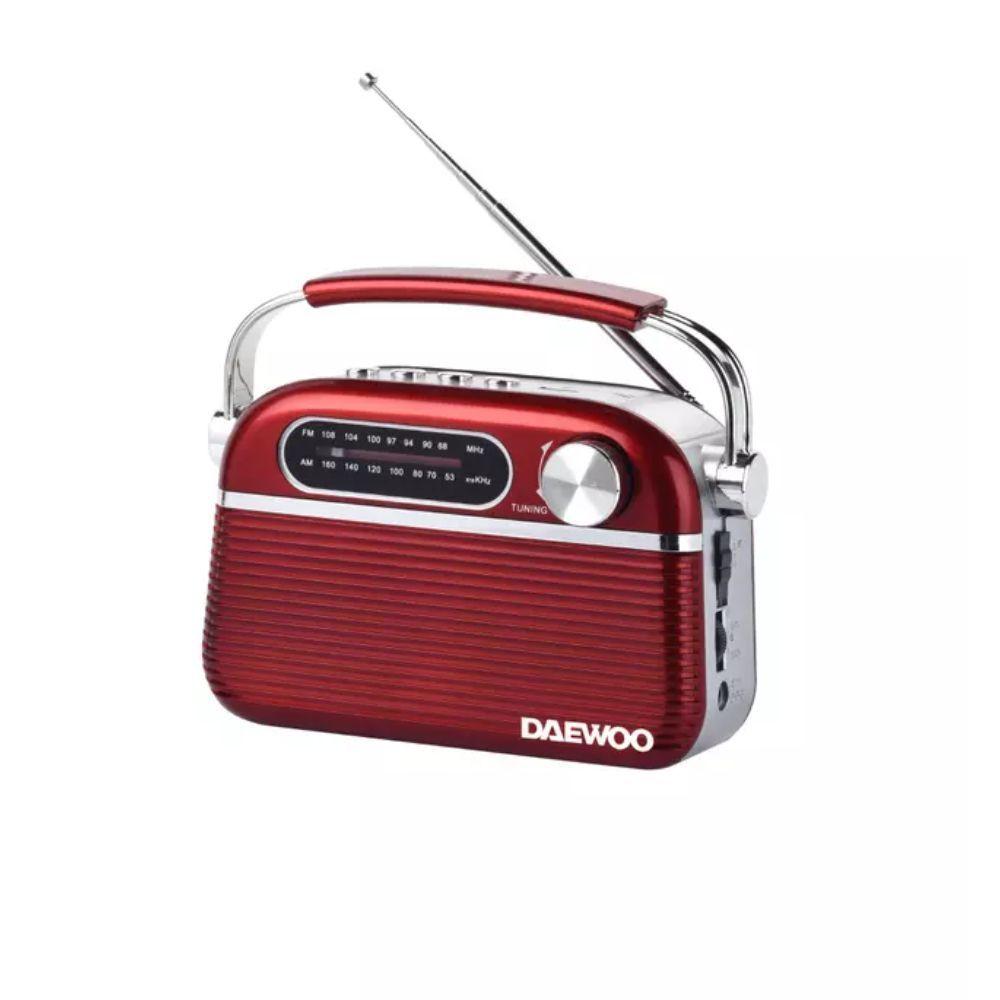 RADIO PORTATIL RETRO AM/FM - DI-H221RD DAEWOO-0