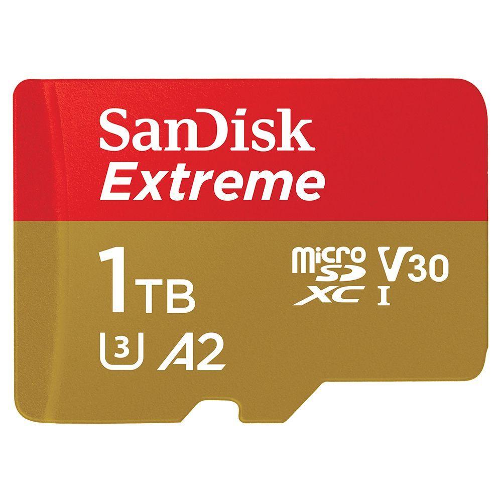 TARJETA DE MEMORIA MICRO SD 1TB EXTREME 190MB/s UHS-I U3 A2 ADAP SD SANDISK SDSQXAV-1T00-GN6MA-0