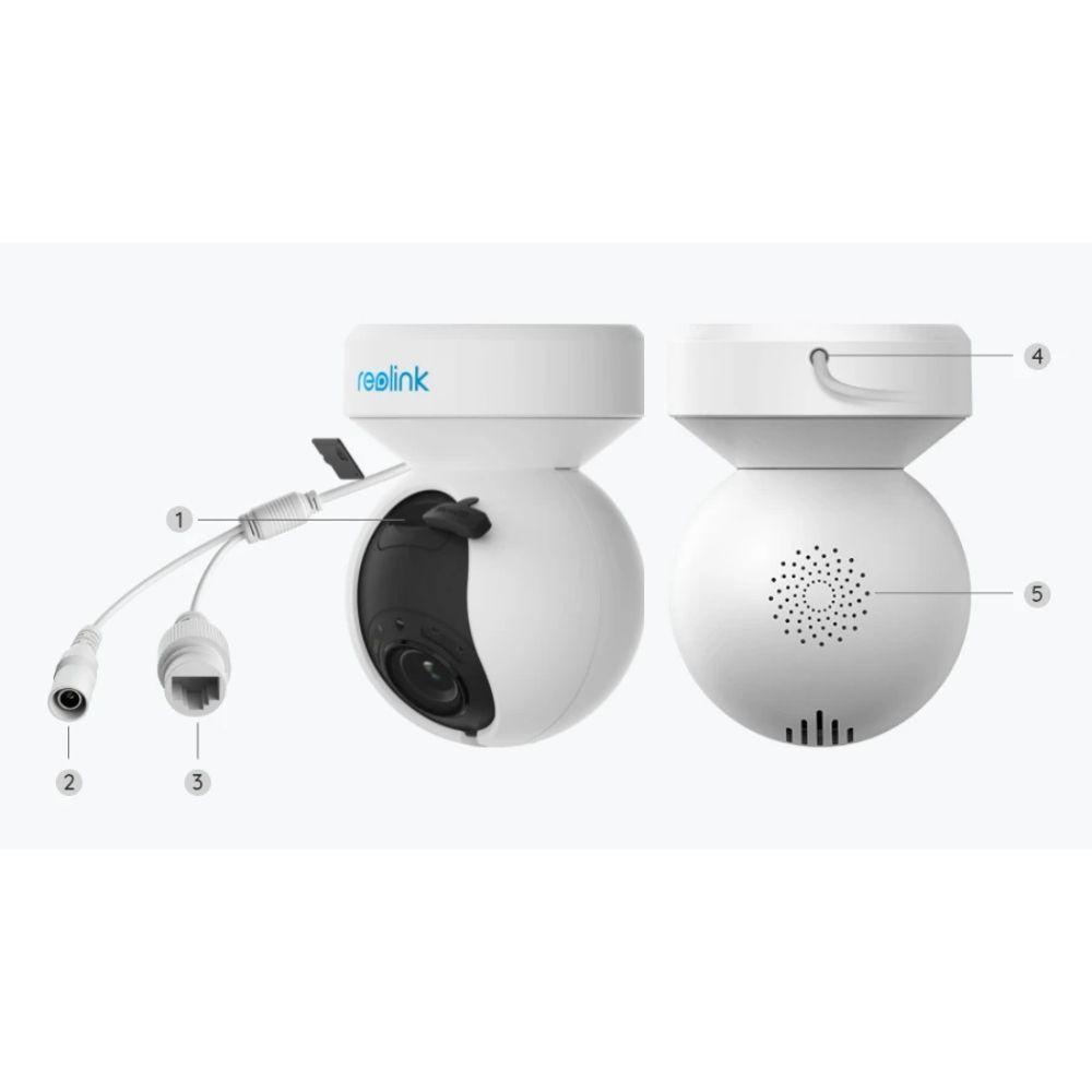 CAMARA WI FI 5MP ALTA DEFINICION 2560X1920 TIPO PT 155 50 ADMITE MICROSD 256GB-1