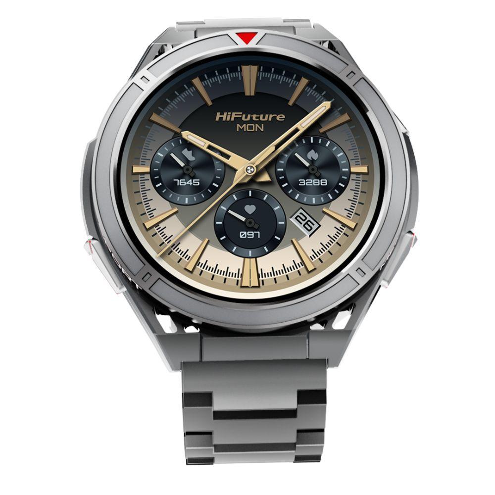 SMARTWATCH ACTIVE SILVER WATERPROOF PANTALLA 1.43 PULGADAS AMOLED + GPS HIFUTURE HSSW9SL-0